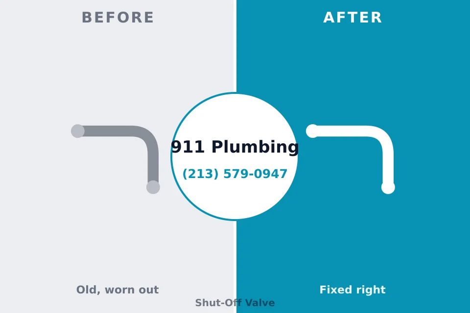 Before and after: plumbing repair Oakwood, IL
